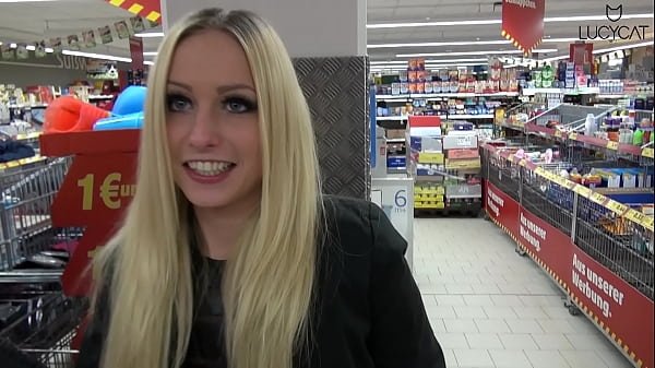 Lucy Cat Fucking in Supermarket – Sex Im Supermarkt – Public